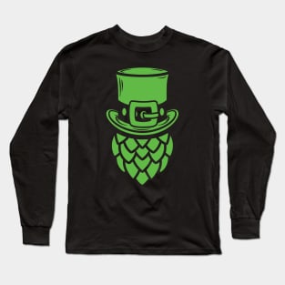 Green Beer Hops for St. Patrick's Day Long Sleeve T-Shirt